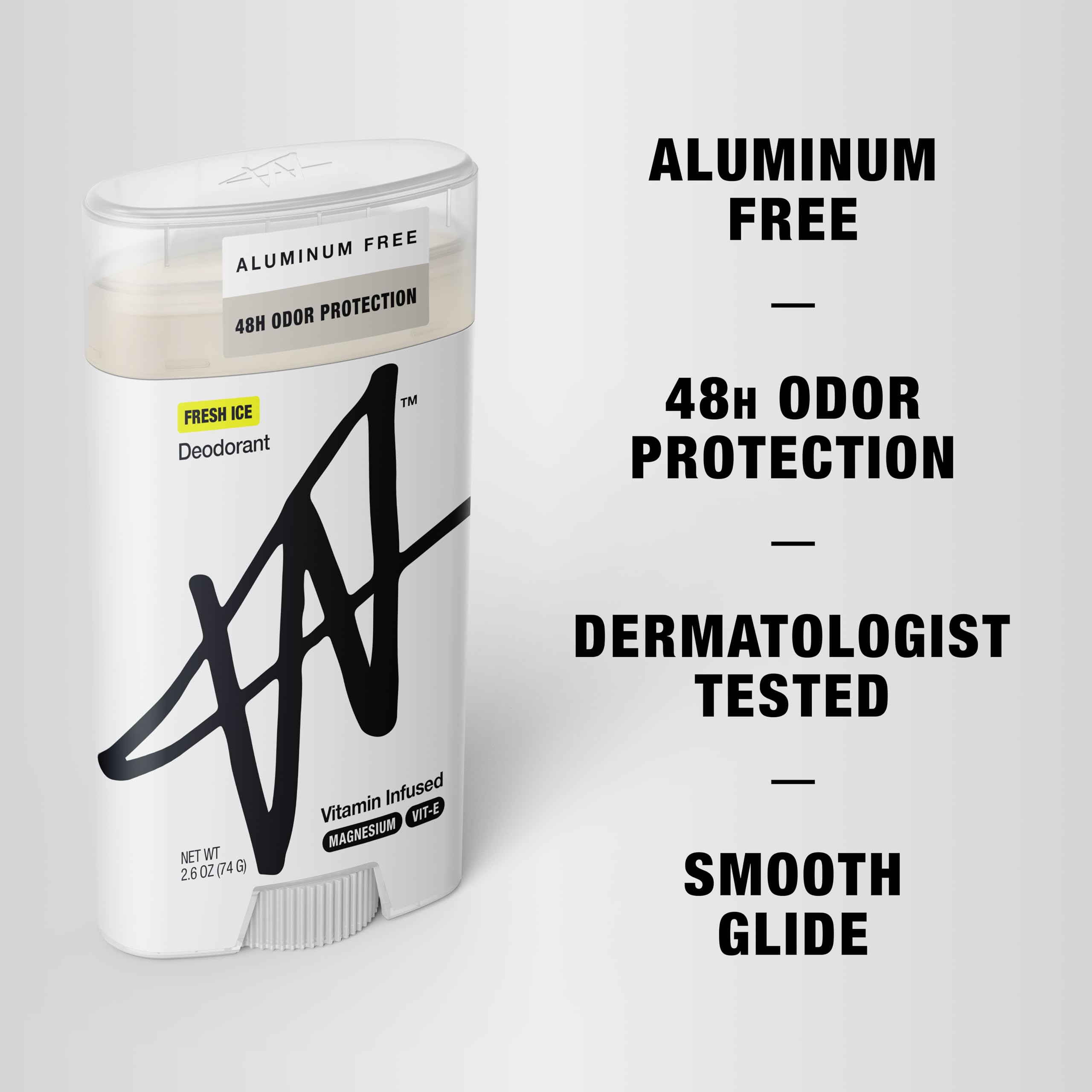W by Jake Paul Aluminum-Free Deodorant, Odor Blocking, Vitamin-Infused Deodorant for Men