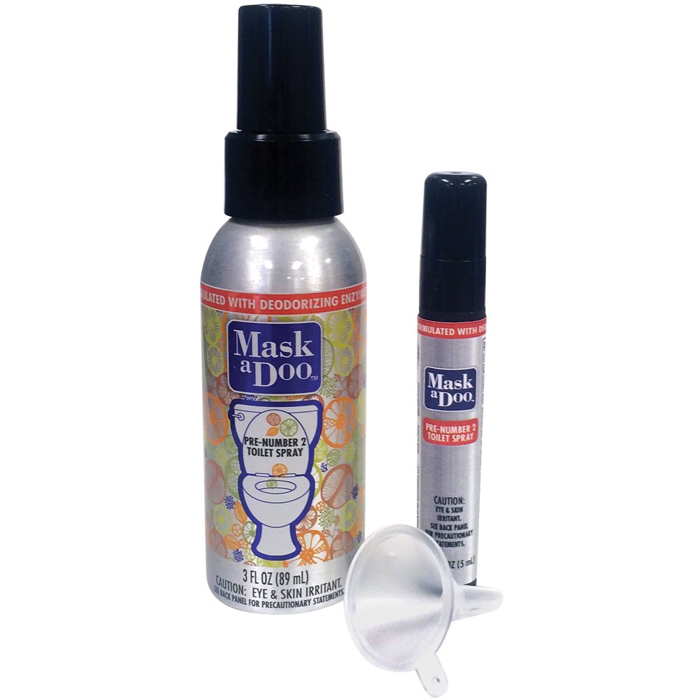 Mask A Doo Toilet Odor Neutralizer Pre-Number 2 Toilet Spray