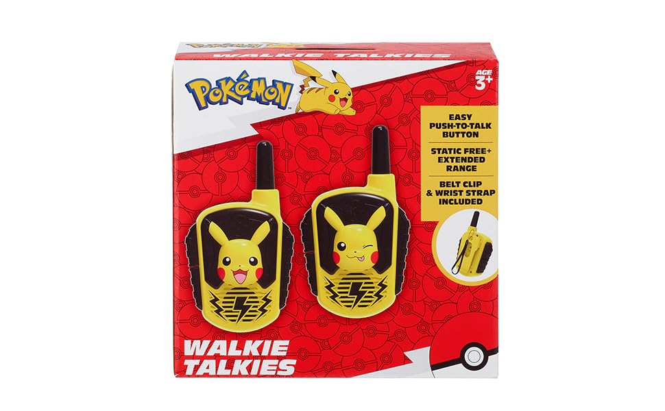eKids Walkie Talkies for Kids, Static Free Indoor and Outdoor Toys for Kids