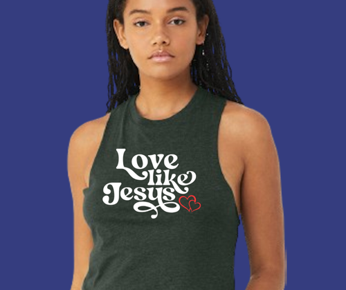 Bella + Canvas 6682 - Women's Racerback Cropped Tank -top