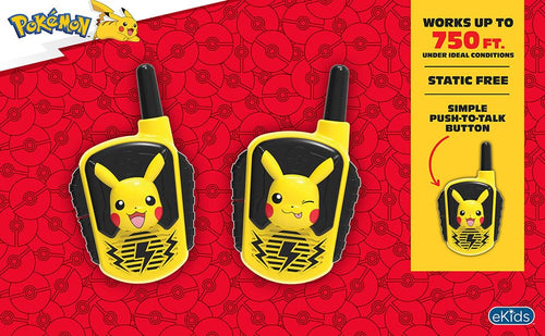 eKids Walkie Talkies for Kids, Static Free Indoor and Outdoor Toys for Kids