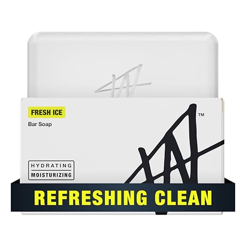 W By Jake Paul Bar Soap for Men, Hydrating, Moisturizing, Vitamin-Infused, 5 oz