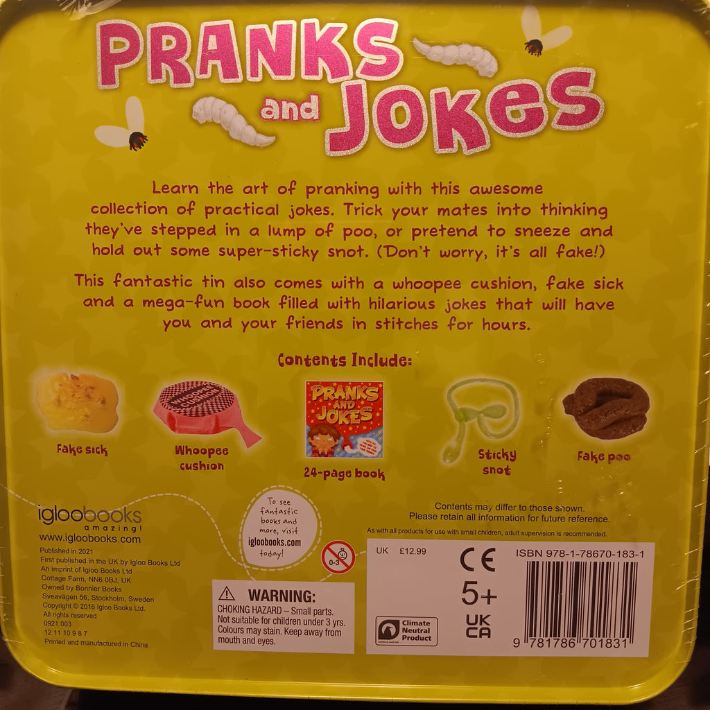 Pranks and Jokes (Kids Hobby Tins)