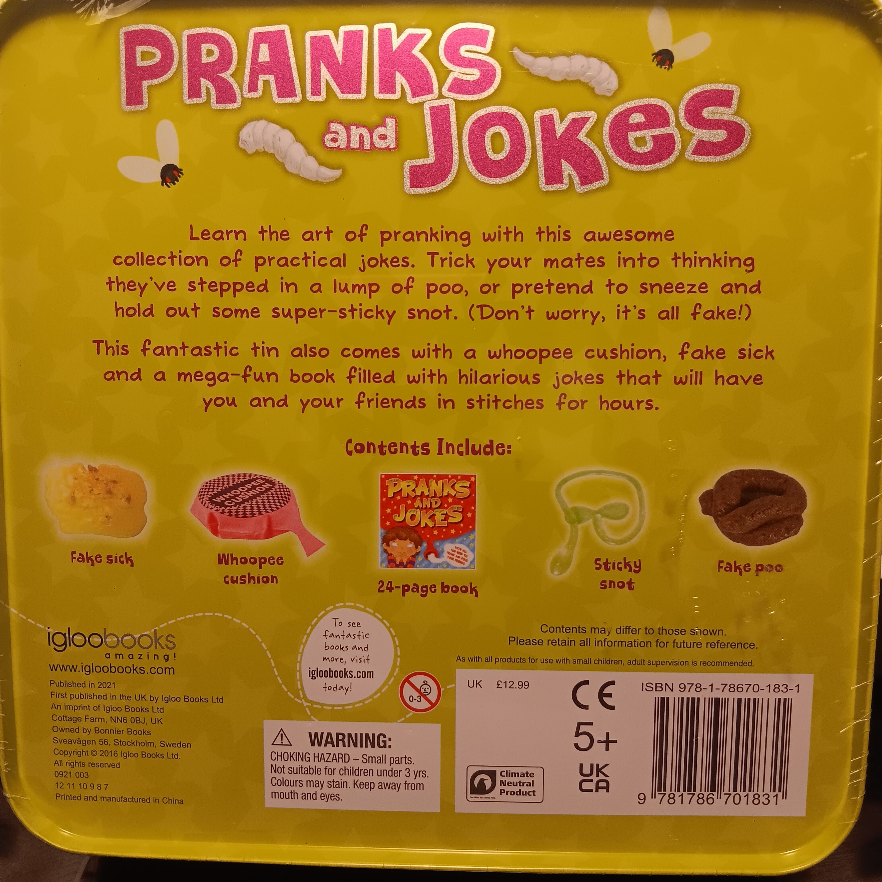 Pranks and Jokes (Kids Hobby Tins)